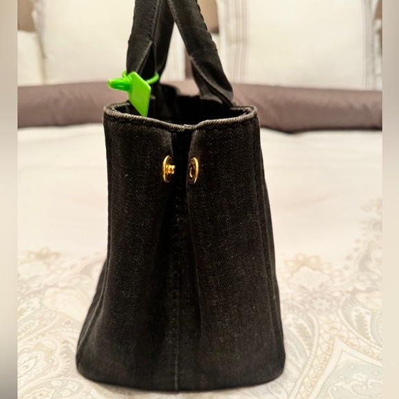 Prada Denim Canapa Tote black - Picture 9 of 9
